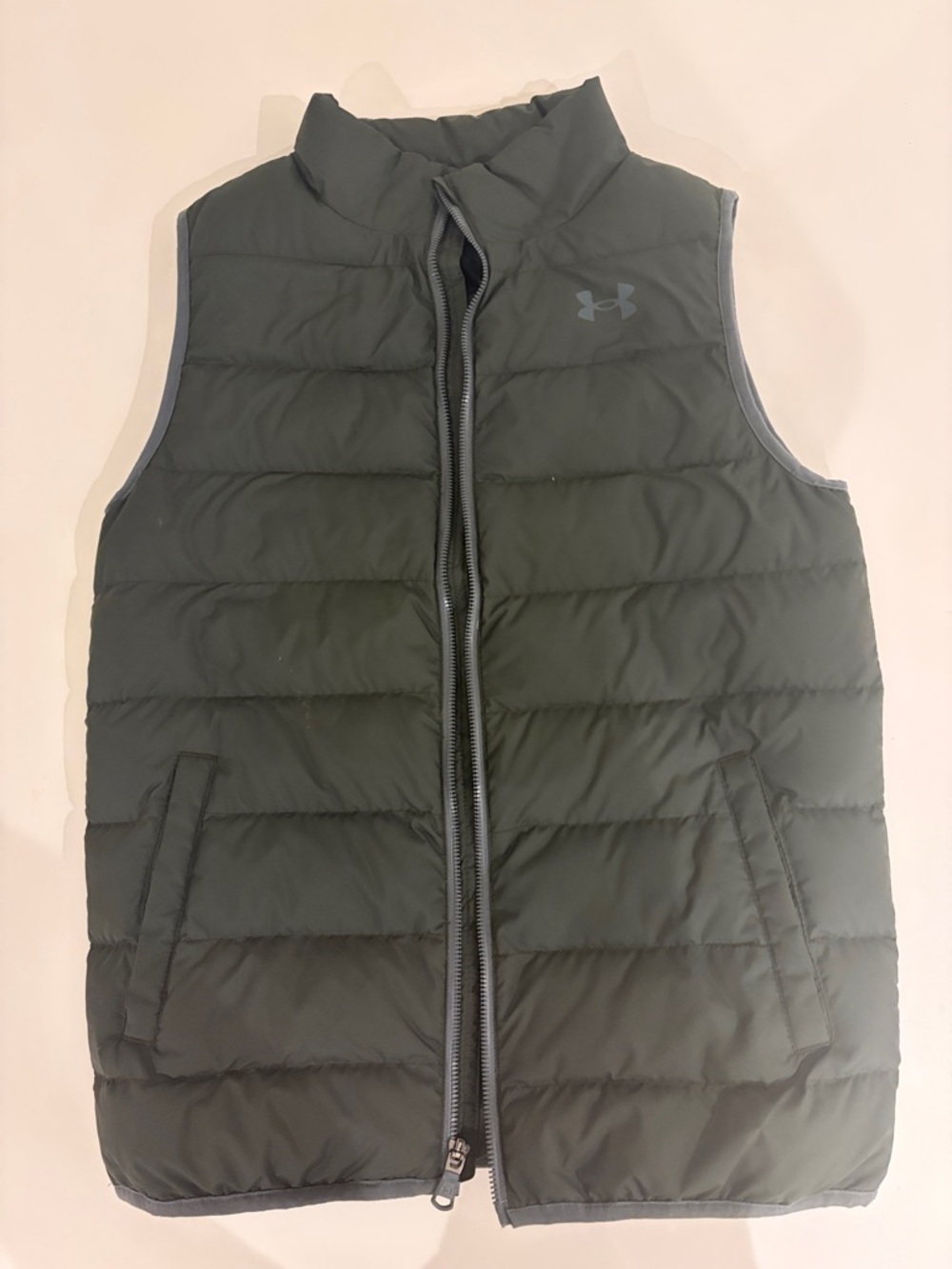 Under Armour Boys Green Quilted Puffer Vest